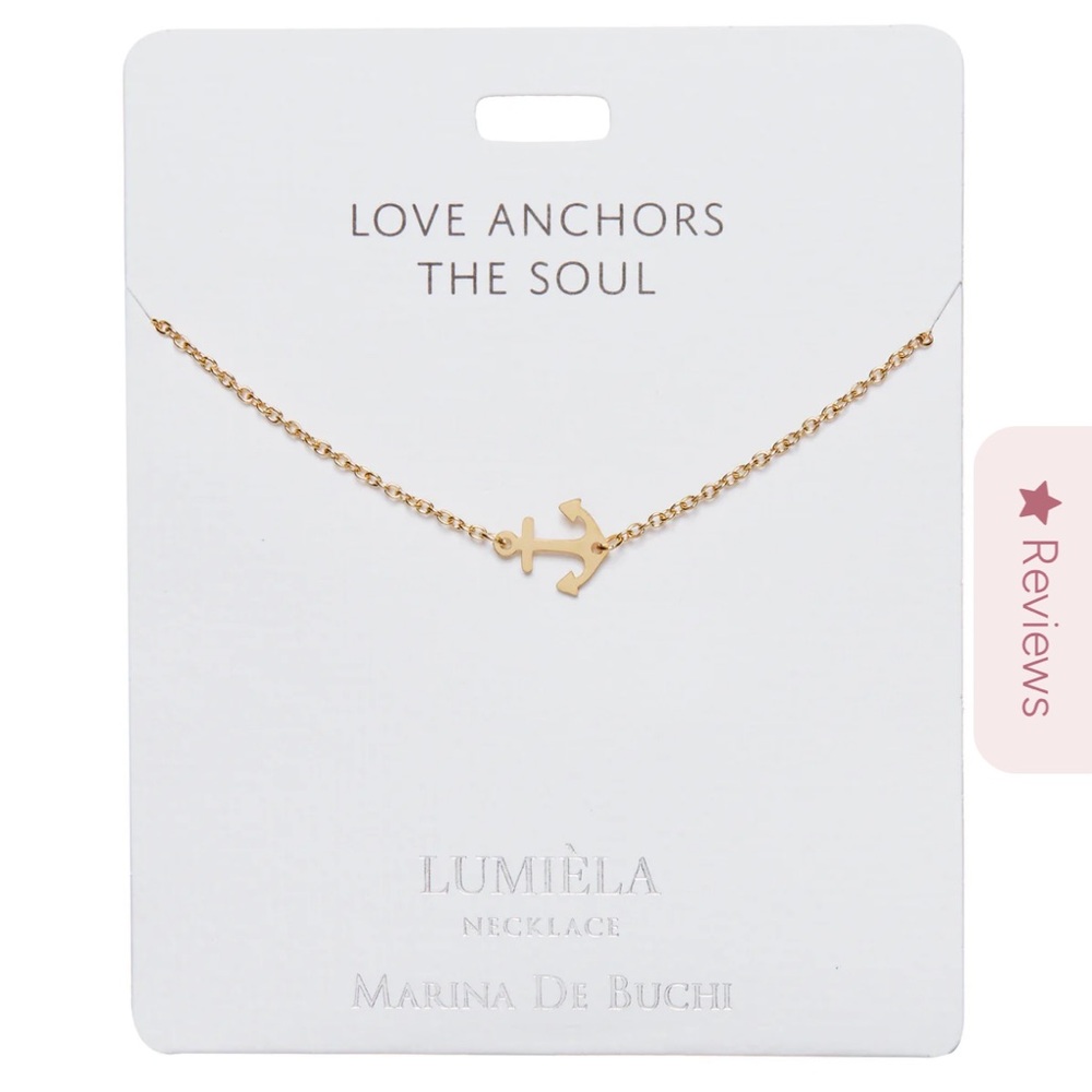 Marina De Buchi Gold Anchor Necklace